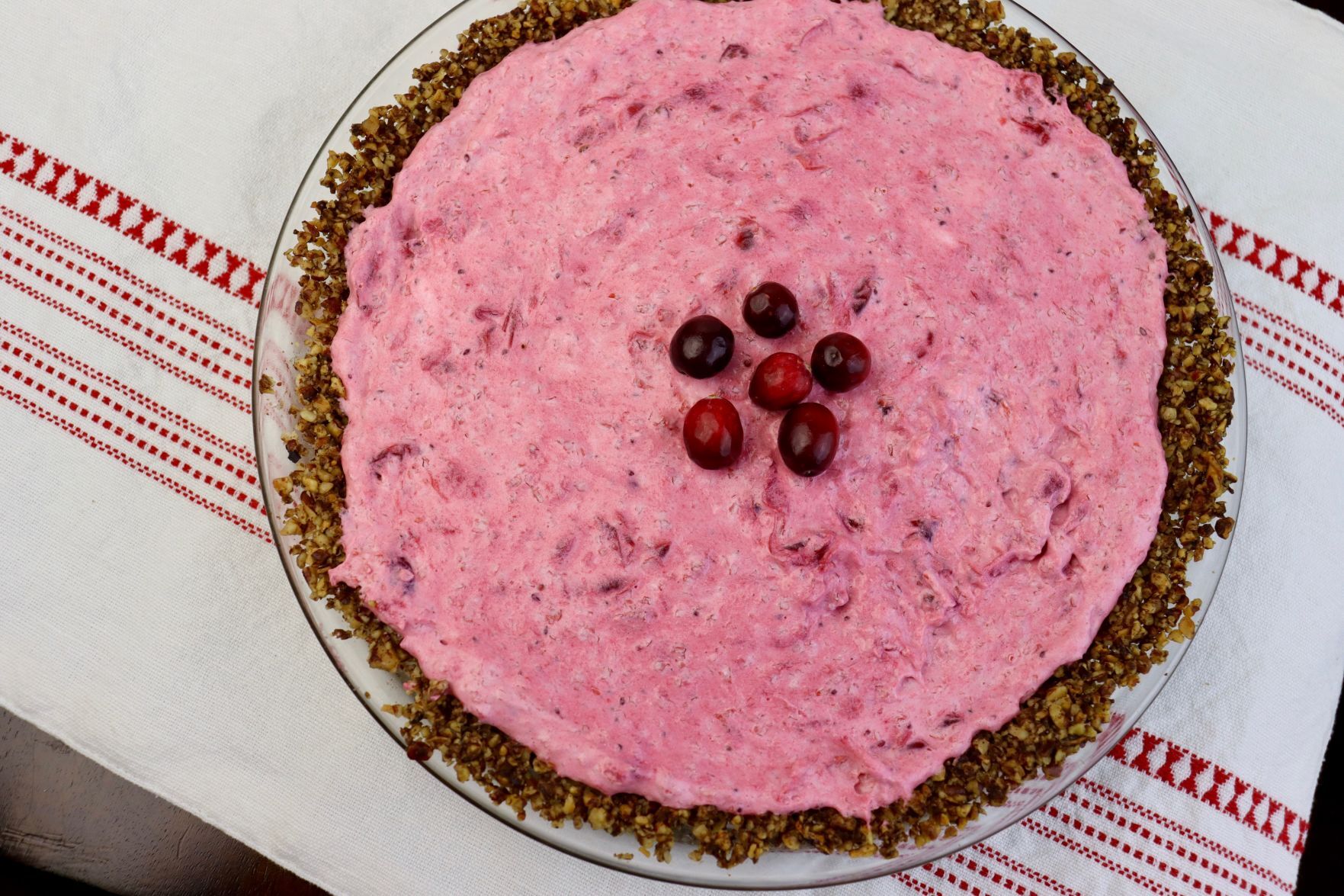 Cranberry Cream Pie